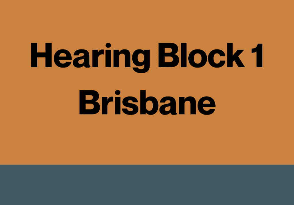 Hearing block cover